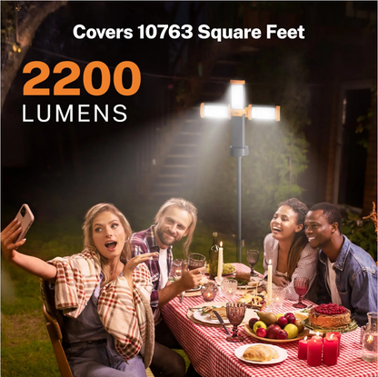 OGERY 10000/18000mAh Camping Light with Remote Control & Power Bank - Rechargeable 2200 Lumens Dimmable Work Light, Emergency Light & Detachable Tripod (1.75-6.5 Ft) for Outdoor, Hiking, Home & Emergency summerwins