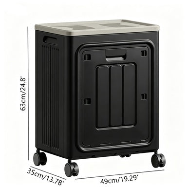 🔥Hot Sale 50% OFFLaundry Basket with Wheels, Ventilated& Odor-Resistant, Portable Rolling Storage with Lid, SizeDetails in SKU Images, Assembly Guide in Main Image &Description