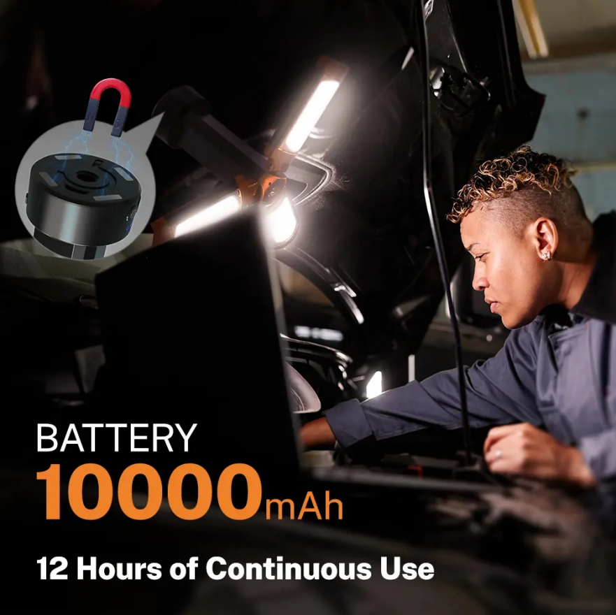 OGERY 10000/18000mAh Camping Light with Remote Control & Power Bank - Rechargeable 2200 Lumens Dimmable Work Light, Emergency Light & Detachable Tripod (1.75-6.5 Ft) for Outdoor, Hiking, Home & Emergency summerwins