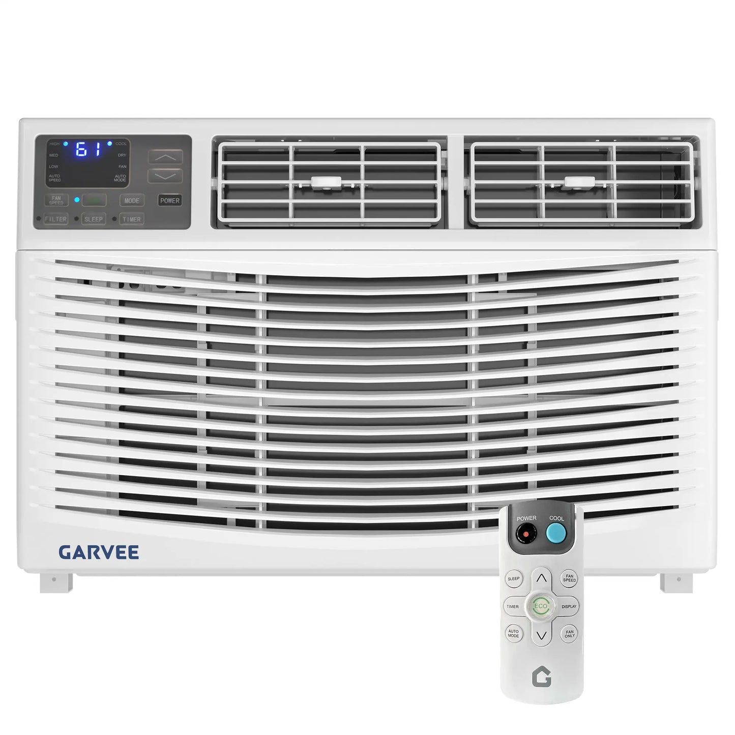 Window Air Conditioner, 8000 BTU Compact AC Unit, Energy Saving Window AC, Smart AC with 3 Modes Cool Dry Fan Speed Control,Cools Up to 350 Sq.Ft,115v Mini Air Conditioner for Bedroom,Office,Home